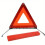 Car Triangle Reflective Tripod Emergency Warning Stop Sign 3Piece Red Foldable Set 1