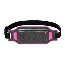 Riñonera ajustable para hombres y mujeres, diseño delgado que no rebota, bolsillo expandible.