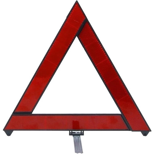 2pcs Foldable Reflective Safety Warning Triangle  Visibility Roadside Emergency Sign for Car 2