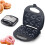 Mini Donut Maker, 750W Pancakes Machine, Nonstick, Makes 6 Doughnuts 1