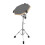 Heavy Duty Practice Drum Pad for Drummers, Drum Learning Tool with Snare Drum Stand, Height Adjustable, Grey 1