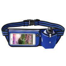 Pochete de corrida, cinto de hidratação para treino com suporte para celular, alças ajustáveis, neoprene confortável, fita resistente, cinto de