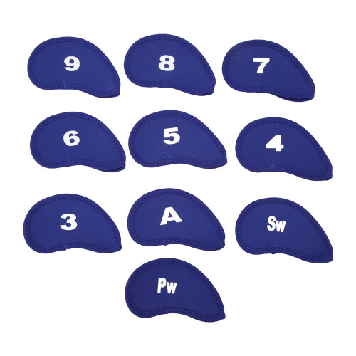 Nummer Neopren-Golfeisen-Hüllen-Set, 10-teilig,
