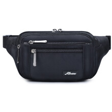 Riñonera cruzada Zorfin, bolso de cintura ajustable para hombre y mujer con 5 bolsillos con cremallera para viajes, compras, senderismo, correr y