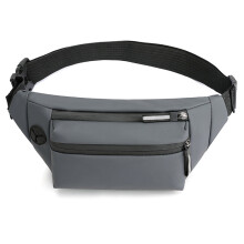 Riñonera con bolsillo oculto con cremallera para hombre y mujer, correas ajustables, resistente al agua, bandolera, ideal para deportes.
