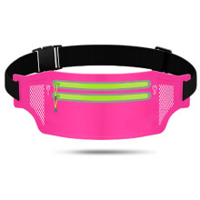 Pochete unissex, tamanho único, super fina, para dinheiro, resistente à água, expansível, ideal para celular e corrida.