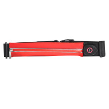Cinturón reflectante ajustable para correr, riñonera deportiva con material impermeable de primera calidad y bolsillos espaciosos para hombres y