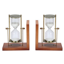 Dekorative 60-Minuten-Sanduhr, Vintage-Metallrahmen-Sanduhr für die Dekoration von Zuhause oder Büro, ungiftiges Glas garantiert Sicherheit und