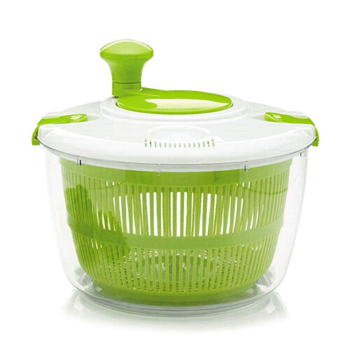 Vegetable Salad Spinner Dehydrator Washer Dryer Clean Serving Bowl Multi Function Kitchen Tool