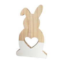 Heimdekoration, wunderschöne Foto-Requisiten, geeignet für Schlafzimmer, Kinderzimmer, Wohnzimmer, Osterhasen-Ornament aus Holz, Hasen-Dekoration,