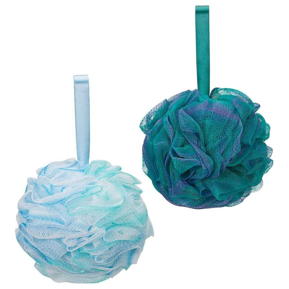Invigorating Soft Mesh Shower Puffs, Durable Quality Loofah Sponges That Offer Rich Lather, Clean And Dry Easily With Long Lanyard Design, Enhance You