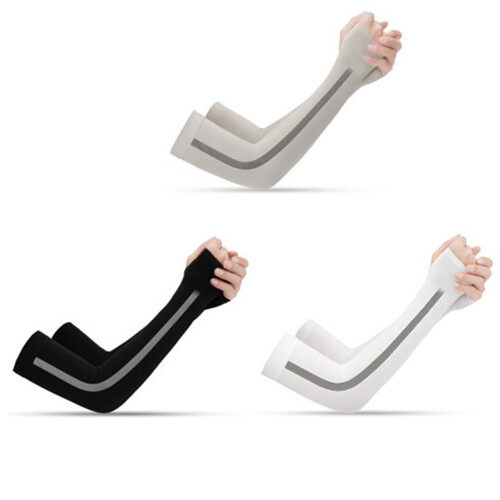 3 Paar Armstulpen aus Eisseide, Sonnenschutz,