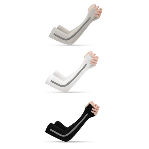3 Paar Armstulpen aus Eisseide, Sonnenschutz, 1