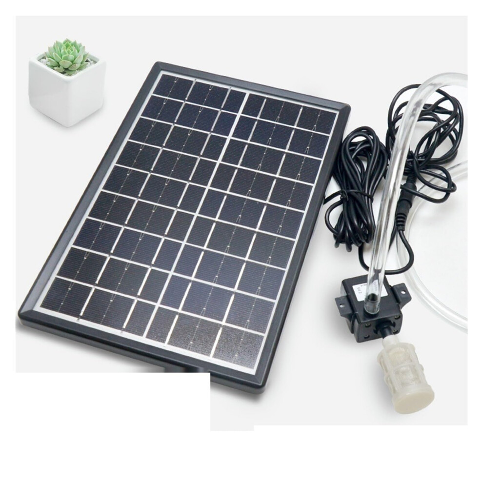 Solar Water Pump 12V Submersible For Hydroponics Filter Aeration Fish Tank Pond Fountain Outdoor 9V6w Set 9323874536538