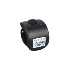 Hand Counter Rechargeable Digital Counting Ring Cordless Wearable Tally Device Black Quiet Press Nonslip Travel Gift