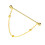 Colar Pin Bolas Redondas Barra 8