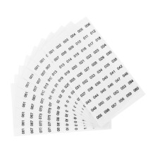 10 Sheets Stickers SelfAdhesive Inventory Number Labels For Nail Polish Bottles And Small Items