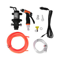 Lavadora de alta pressão elétrica de 12V para projetos domésticos, ferramenta de limpeza multifuncional com uso eficiente de água e design