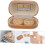 Companion Coloured Lens Holder  
Plastic Lens Case  
Light Brown Outer Packaging: Plastic  
Inner Packaging: Leather Lining, light brown, briefcase 5