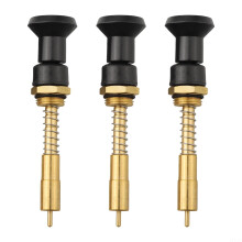 Pull Choke Starter Knob, Choke PullType Handle, Metal Construction, Gold Color