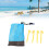 Stranddecke, Polyester-Nylon, faltbar, 12