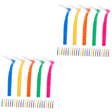 Interdental Brushes for Teeth Cleaning, 30 Pieces * 2, Colorful Colors