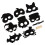 Sets Halloween Scratch Maske Kunst Regenbogen 3