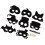 Sets Halloween Scratch Maske Kunst Regenbogen 2