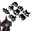 Sets Halloween Scratch Maske Kunst Regenbogen 11