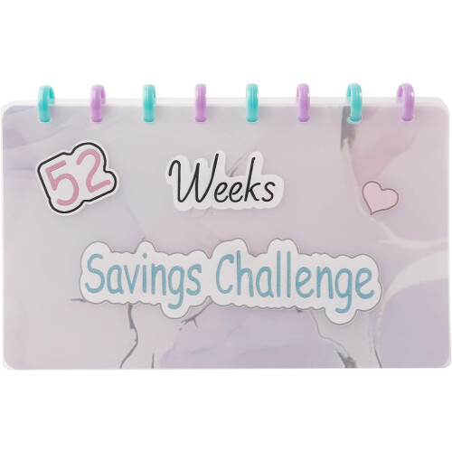 Reusable budget book with envelopes, 52 weeks, for saving with refillable organizers Ref: 3425 2