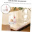 Ceramic Egg Cup Floral Chicken Design Single Egg Holder Soft or HardBoiled Eggs Stable Flat Base 3