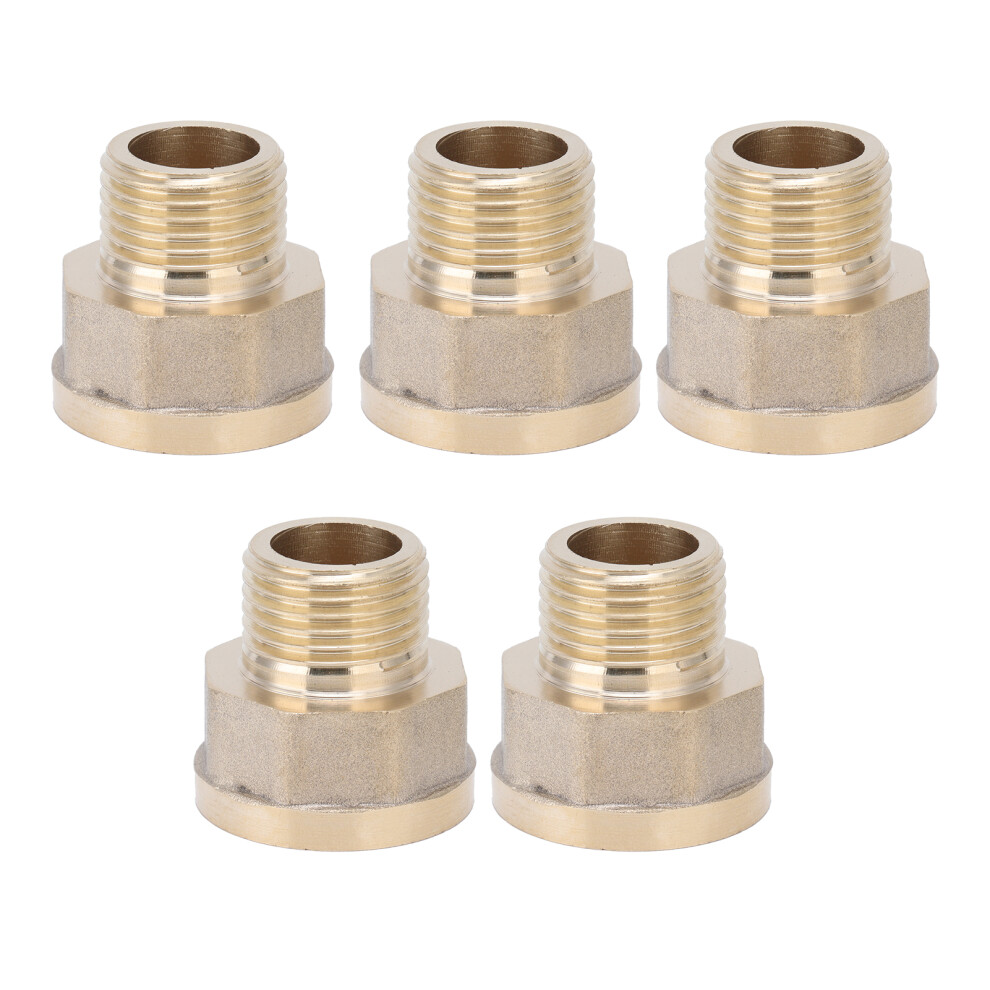 Pipe Connector Pro, Brass Pipe Fittings Reducer Adapter Coupler, High-Quality Brass Forging Ensures Durability, Corrosion-Resistant And Wear-Resistant 9454554922621