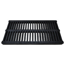 Outdoor Plastic Drain Grates 2pcs HeavyDuty Strainers For Rainwater Drainage, Trench Cover 300x500x20mm Black