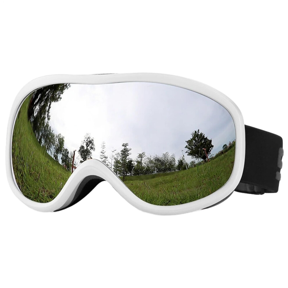 Snowboard Goggles Anti Fog Double Layer Eyewear For Motorcycle Dirt Bike Ski Bike Riding Outdoor Cycling White-image-OPC-PNNGMZ6-NEW