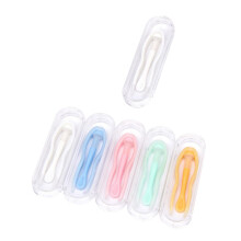 12 Sets Contact Lens Case Contact Lens Box Lenses Case Contact Tools Removal Tool Lens Remover Insert for Suction Lenses Lenses Tools Plastic