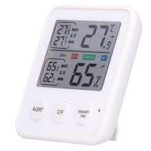 Kamerthermometer met realtime monitoring, realtime monitoringfunctie, frameontwerp met 45 ondersteuning, lcd-display met grote letters,