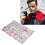 8 Blatt Halloween Gesicht Make-up Tattoo Aufkleber 10