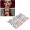 8 Blatt Halloween Gesicht Make-up Tattoo Aufkleber 12