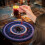 Divination mat rubber divination board divination mat metaphysical message board with crystal divination necklace pendulum mat 2