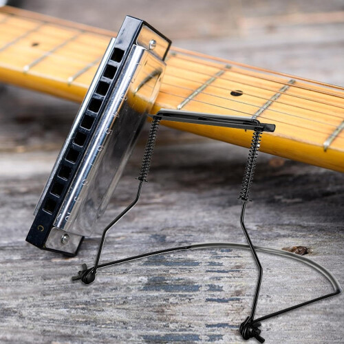Harmonica Neck Holder Professional, Adjustable Neck Strap for 10Hole Harmonica 1