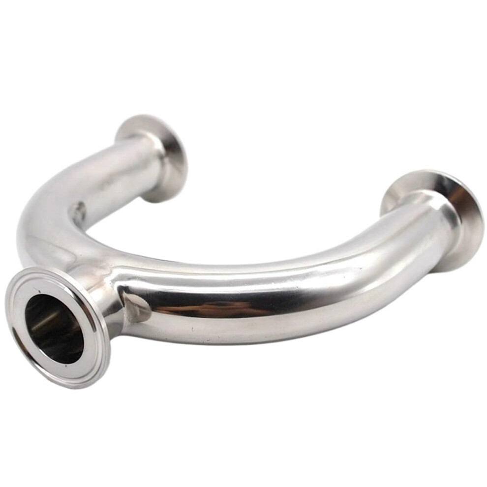 1.5Inch Tri Clamp Fitting 19/25/32/38Mm Pipe Od Ubend 3Way Sus304 Stainless Ferrule 25Mm 50.5 Homebrew Beer 9339159771778