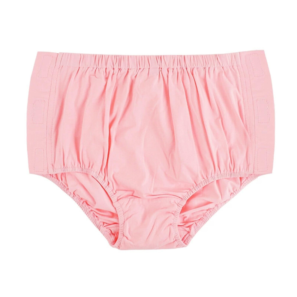 Pink Womens Post Surgery Tearaway Underwear Full Side Open Tearaway Briefs For Recovery Nursing Incontinence L