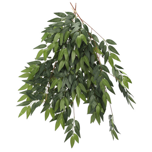 Ιταλικά φύλλα ιτιάς Ruscus, τεχνητά πράσινα, γιρλάντες, μεταξωτά φυτά, διακόσμηση 1