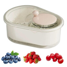 Fruit Cleaner Spinner Portable Fruit Scrubber Lid White Multifunctional Fruit And Vegetable Washing Machine Cleaner Bowl