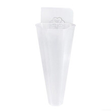 Creative Vertical Planters Wall Mounted Plastic Pots For Indoor Greenery Transparent Cone