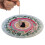 Pendulum Divination Mat, Meditation Pendulum Chart, 8.5 Inch Black Cat Astrology Mat 1