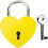 Λουκέτο Love Lock Heart, Κλειδαριά χωρίς κλειδί για αποθήκευση κοσμημάτων και προστασία 1