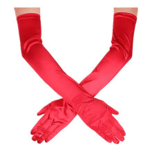 Abendhandschuhe, bequeme Passform, 53 cm lange Satinhandschuhe für Damen mit leichtem Glanz, formelle Handschuhe für Hochzeit und Abschlussball,
