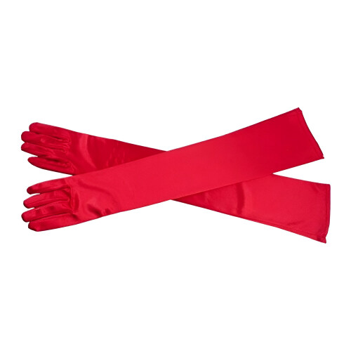 Γάντια για βραδινά πάρτι, άνετη εφαρμογή, σατέν γάντια μήκους 21 ιντσών για 2