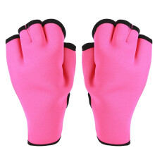 Handschuhe mit verstellbarem Handgelenkriemen, wasserabweisende Neoprenhandschuhe für optimalen Halt, Schwimmhandschuhe mit offenem Fingerdesign